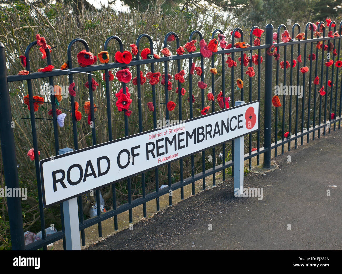 Road of Remembrance, Folkestone, Kent Stock Photo Alamy