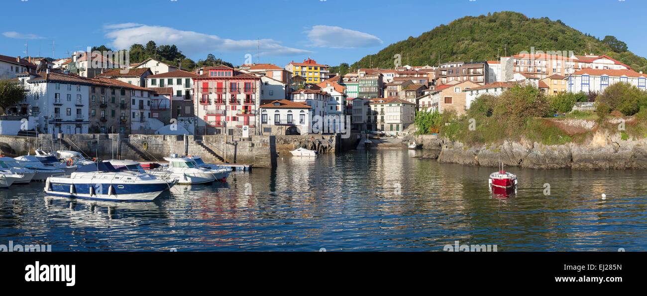 Spain, Vizcaya Province, Basque Country, Mundaka Stock Photo