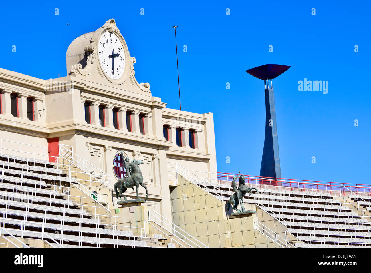 Olympic stadium. Barcelona, Catalonia, Spain Stock Photo - Alamy