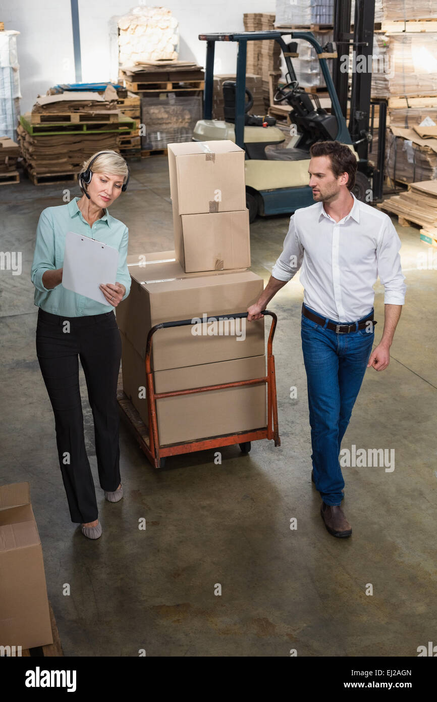 Portrait young man pulling trolley hi-res stock photography and images ...