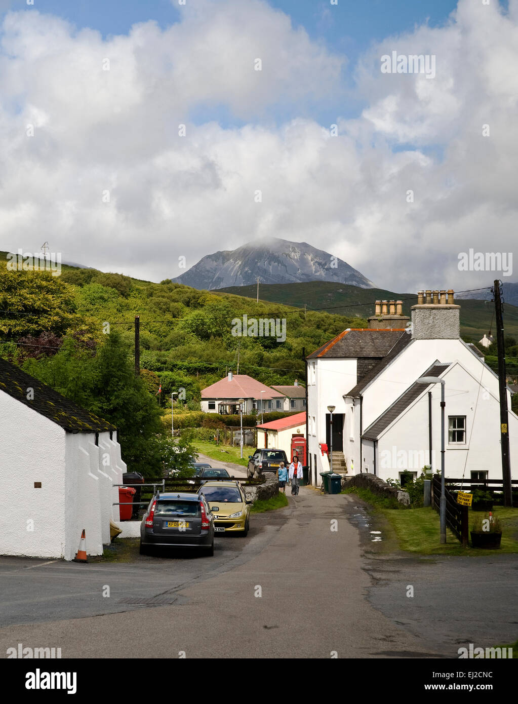 Craighouse on the Isle of Jura,Scotland,UK Stock Photo