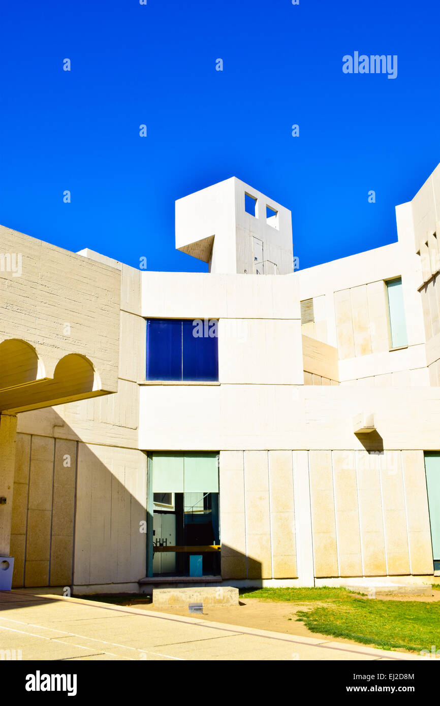 Museum, Joan Miro Foundation. Barcelona, Catalonia, Spain. Stock Photo