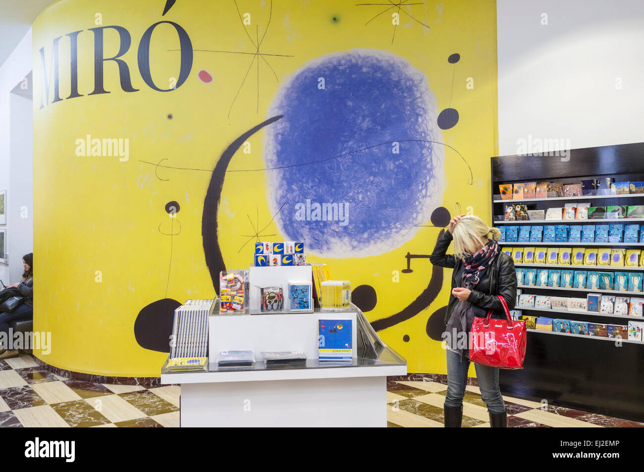 Bookstore at the Albertina museum, Vienna, Austria Stock Photo