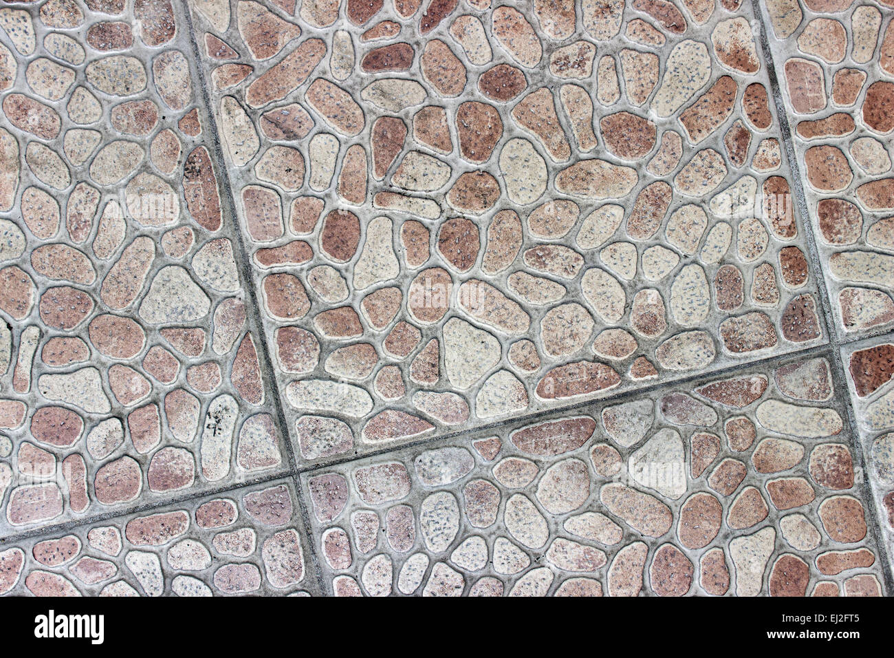 Ceramic floor tiles closeup texture Stock Photo