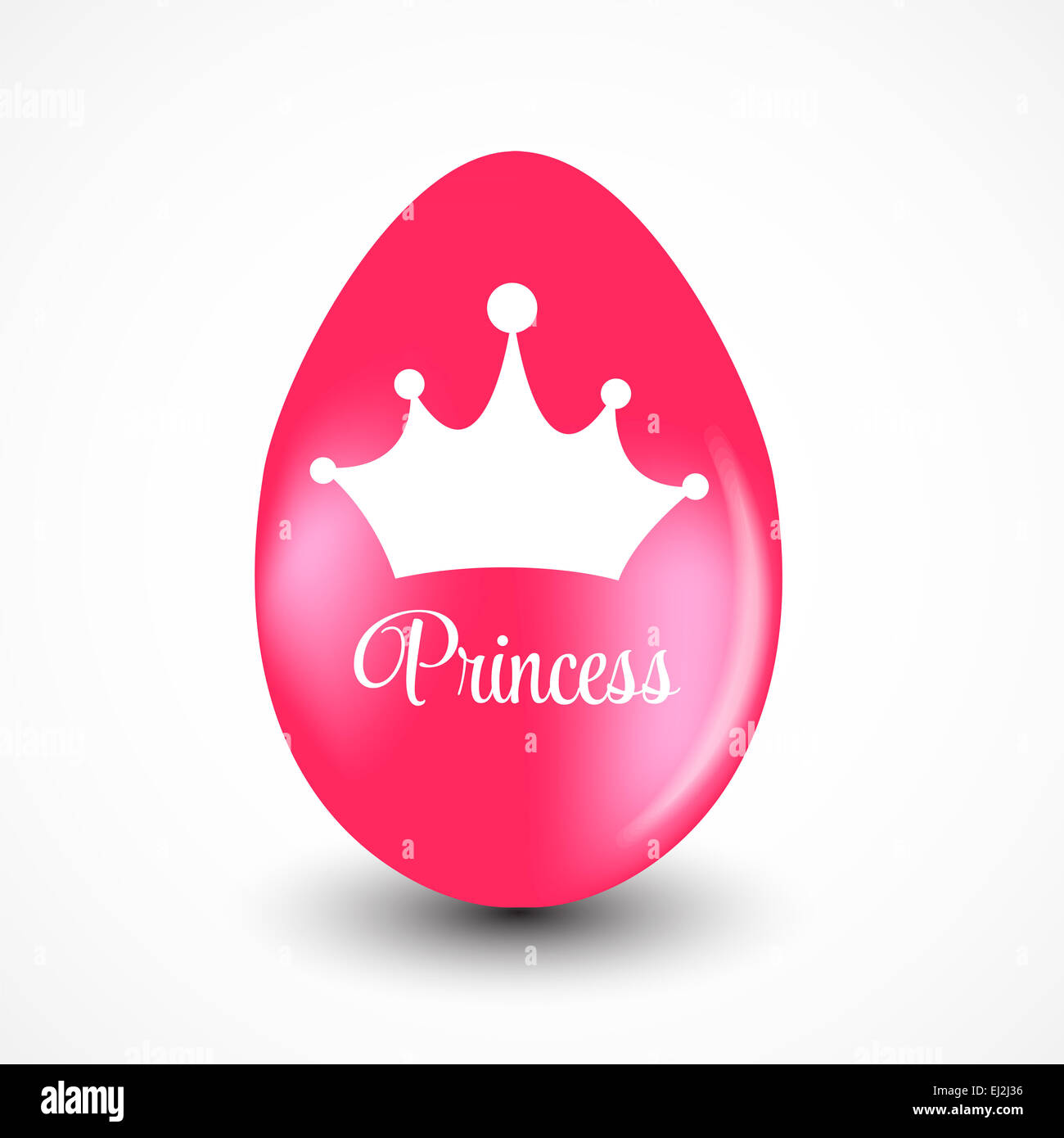 Beautiful Easter Egg Vector Illustration Stock Photo - Alamy