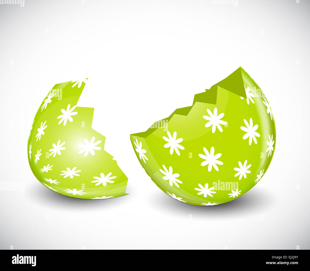 Beautiful Easter Egg Vector Illustration Stock Photo - Alamy