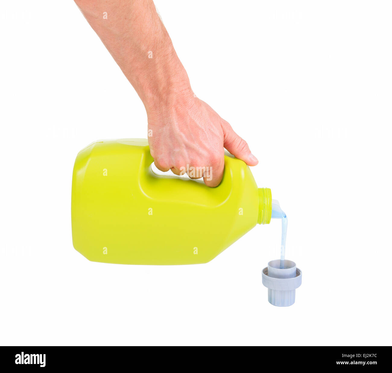 A yellow Detergent Bottle Stock Photo Alamy