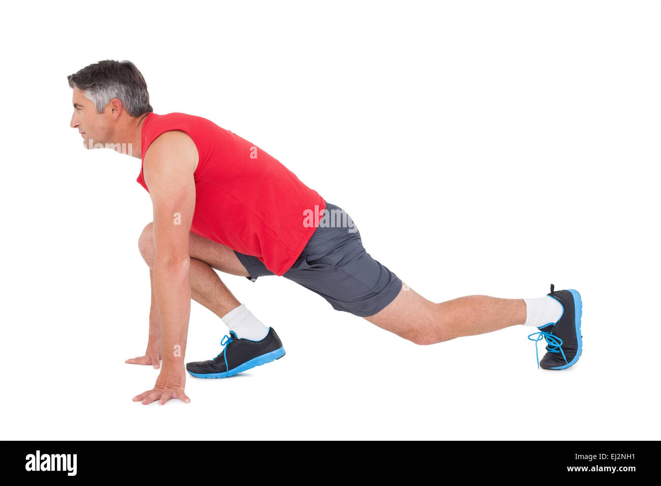 Stretching the legs Cut Out Stock Images & Pictures - Alamy