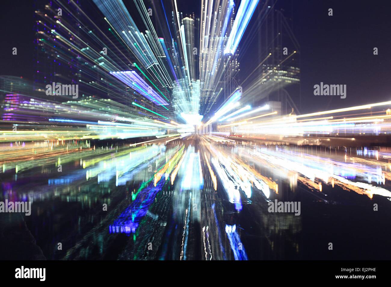 background blur bokeh city lights night Stock Photo - Alamy