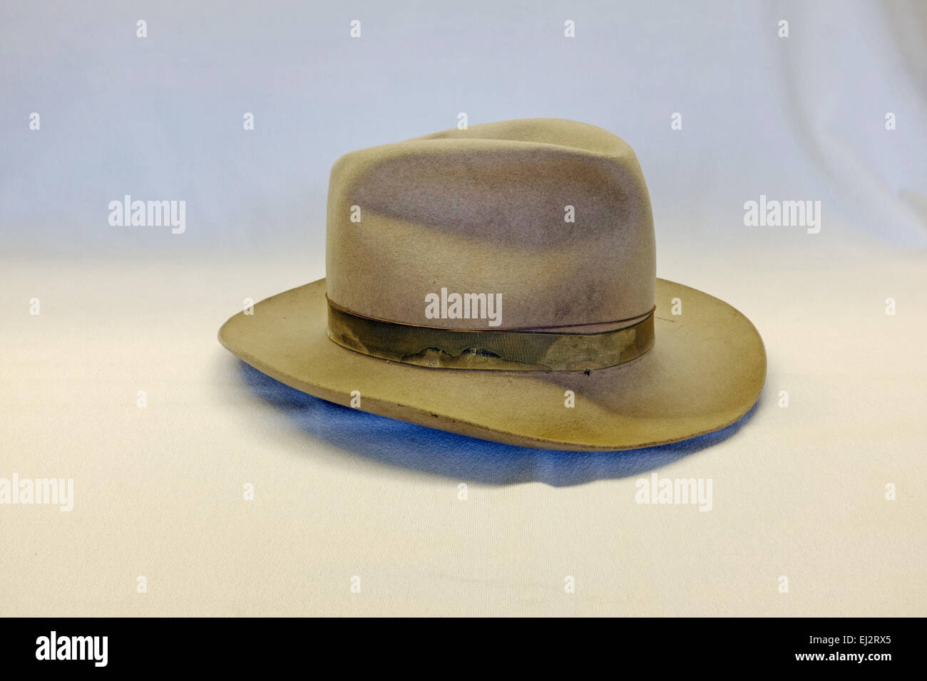 An old men's fedora felt hat, circa 