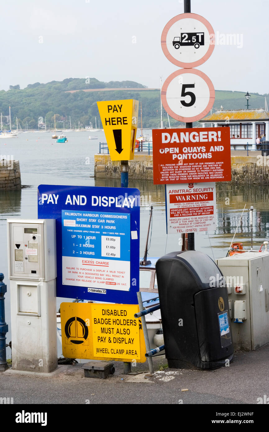 Falmouth uk parking hi-res stock photography and images - Alamy