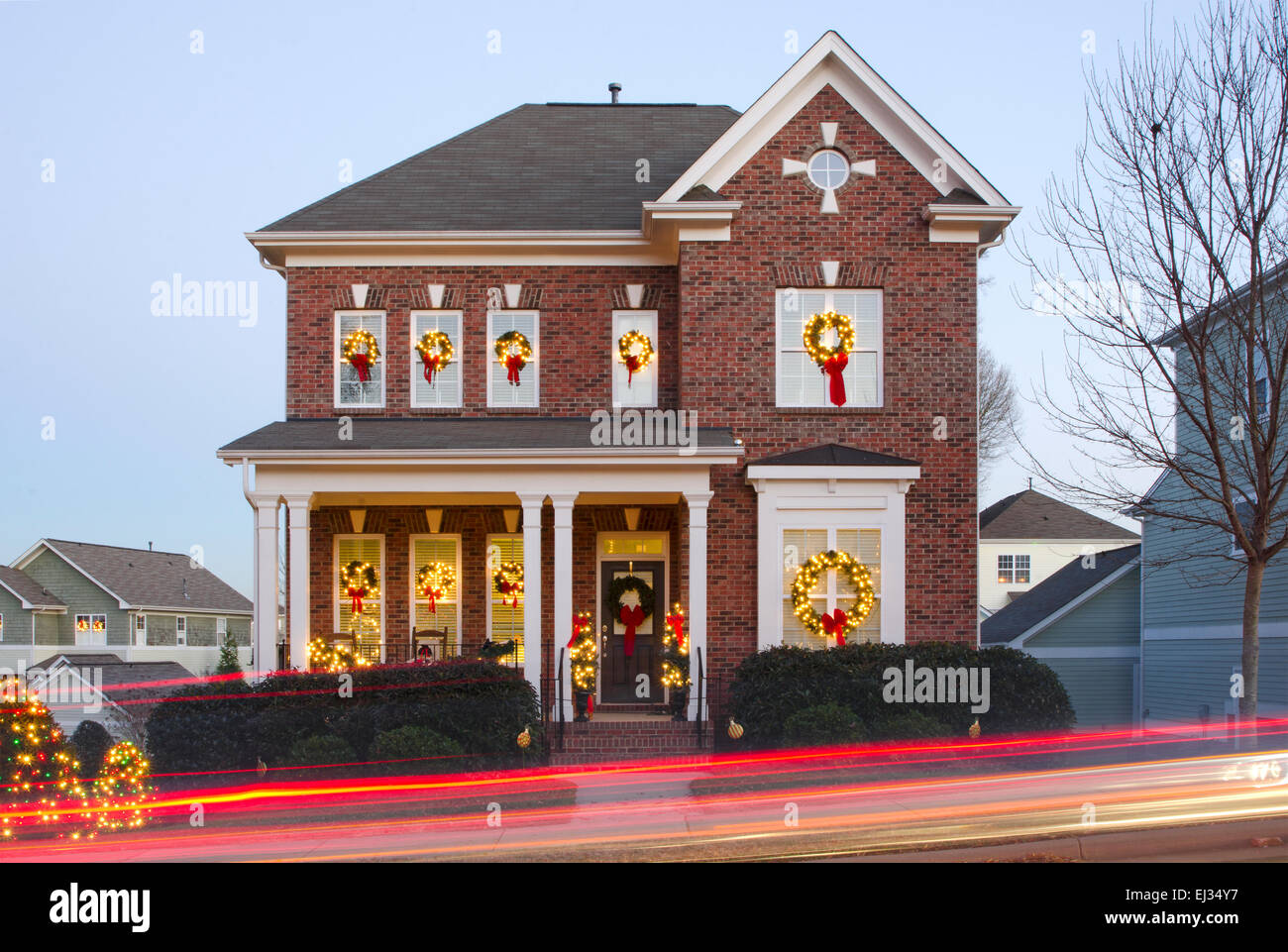 McAdenville, North Carolina, USA December 1, 2014 The quiet little