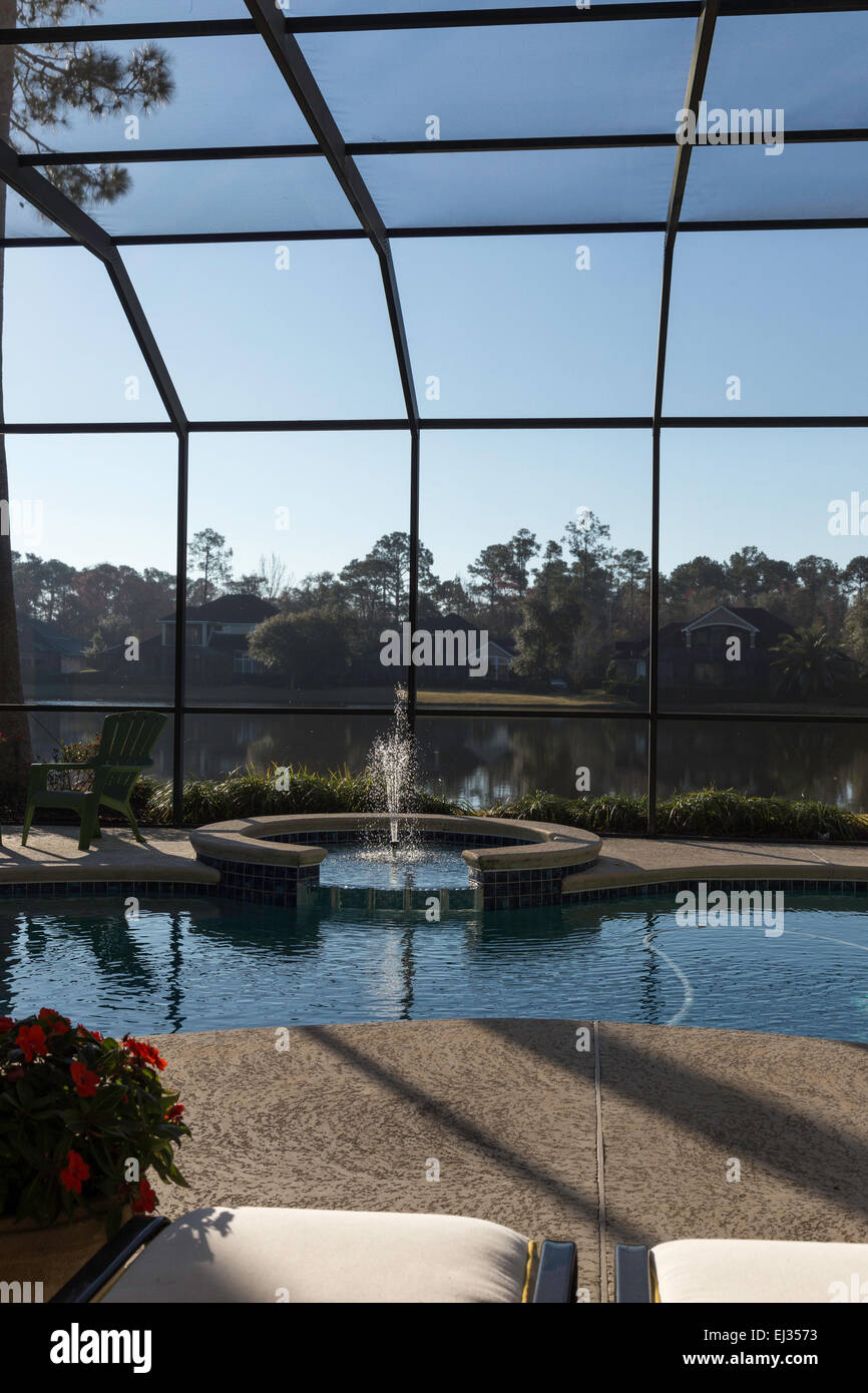 Luxury House Private Swimming Pool and Screened-In Deck,Florida, USA ...