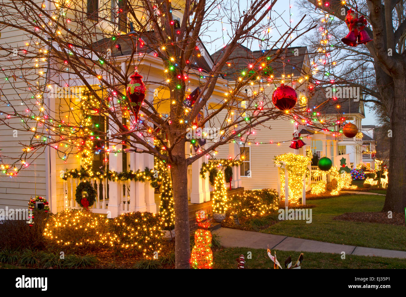McAdenville, North Carolina, USA December 1, 2014 The quiet little