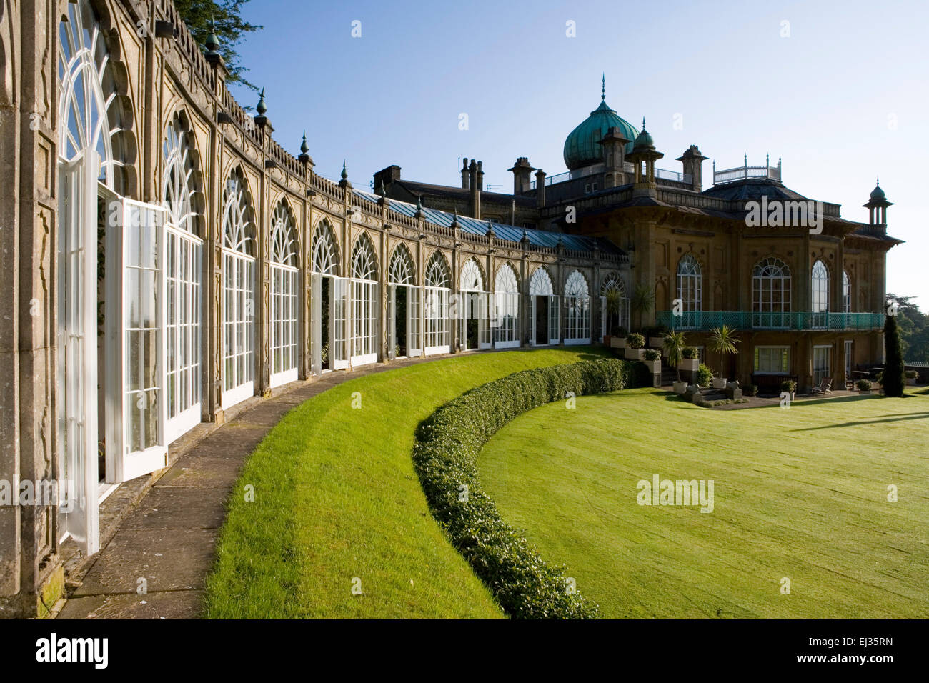 Sezincote, MoretoninMarsh, Gloucestershire, UK (Peake) Exotic oriental water garden with