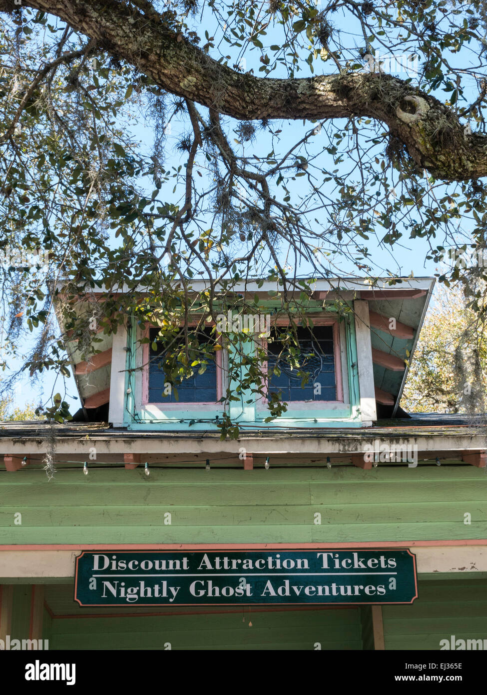 "A Ghostly Encounter" Attraction in St. Augustine, Florida Stock Photo