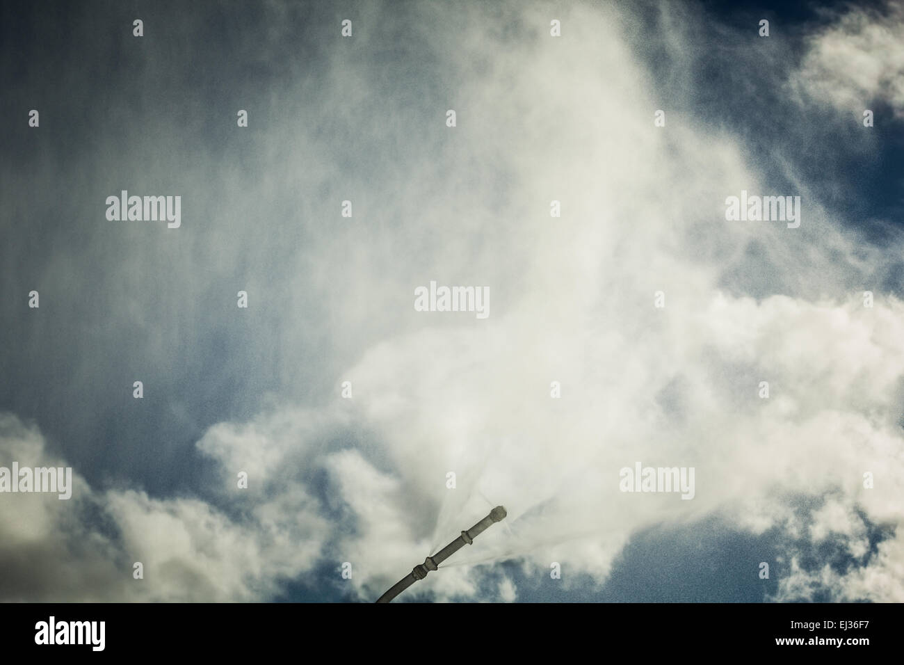 Snow machine gun Stock Photo Alamy