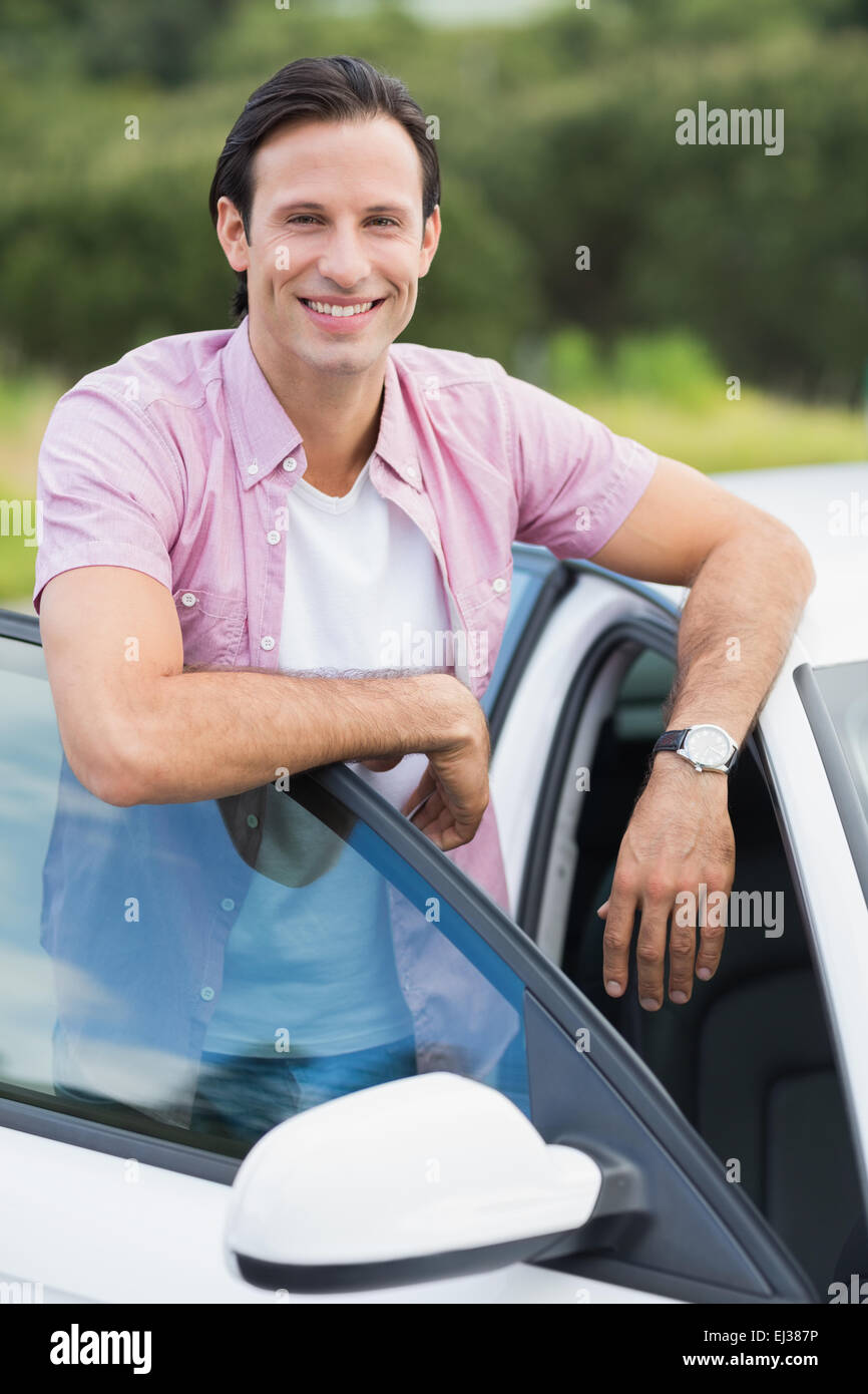 Man smiling at camera Stock Photo - Alamy