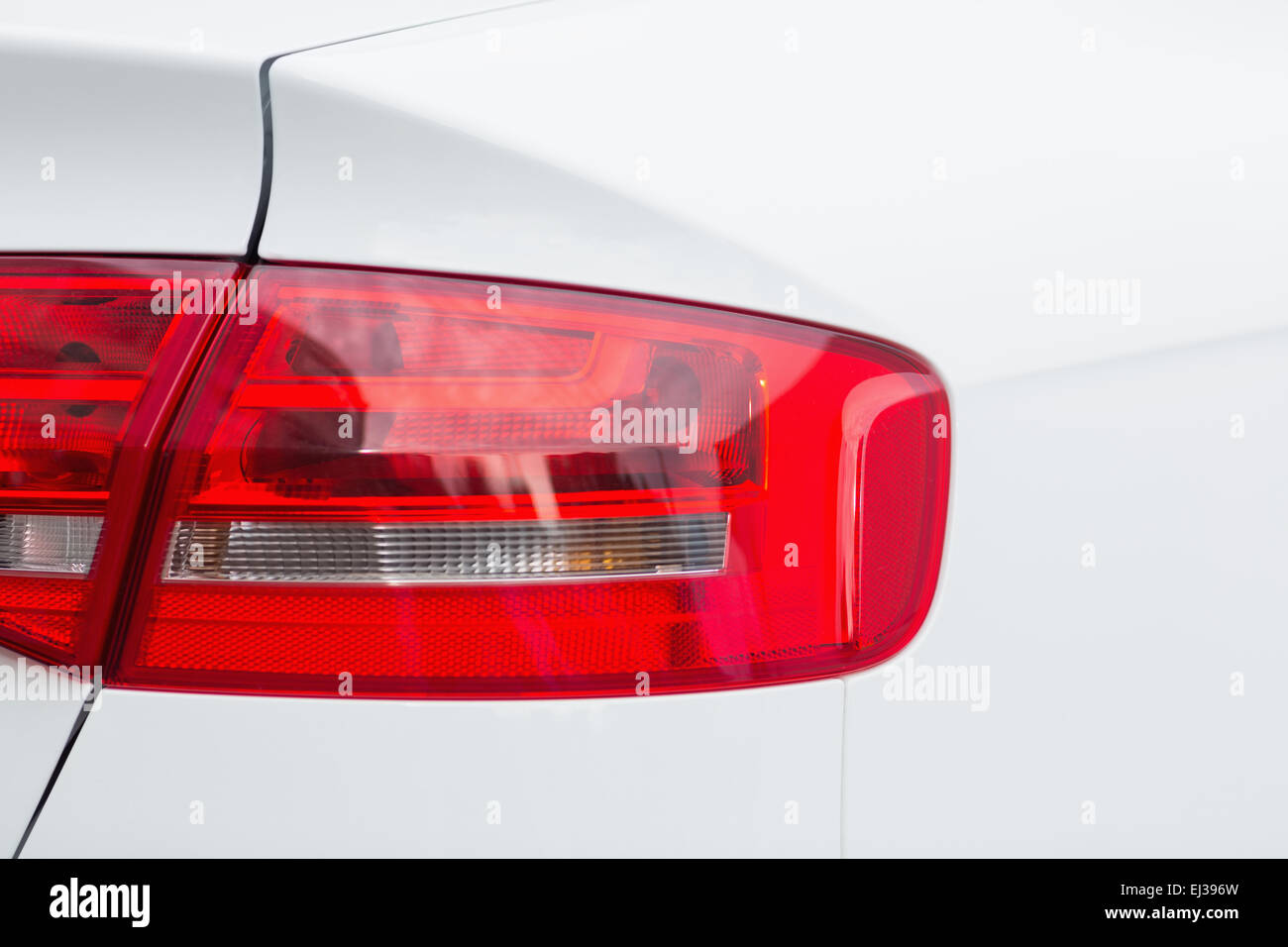 Close up of rear light on car Stock Photo Alamy