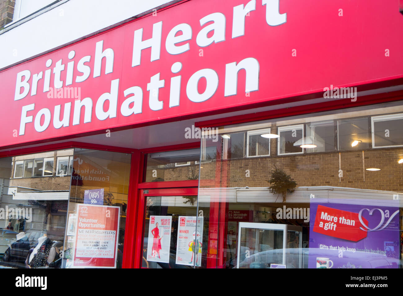 British heart foundation charity store hi-res stock photography and images  - Alamy
