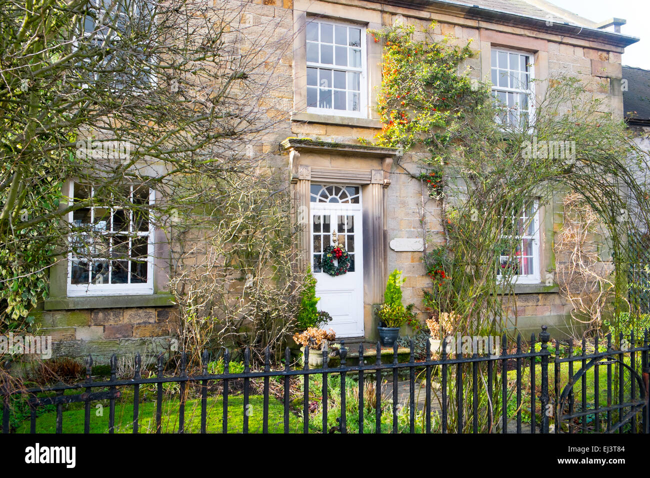 delightful english country cottage in the village of Hartington,derbyshire,england Stock Photo