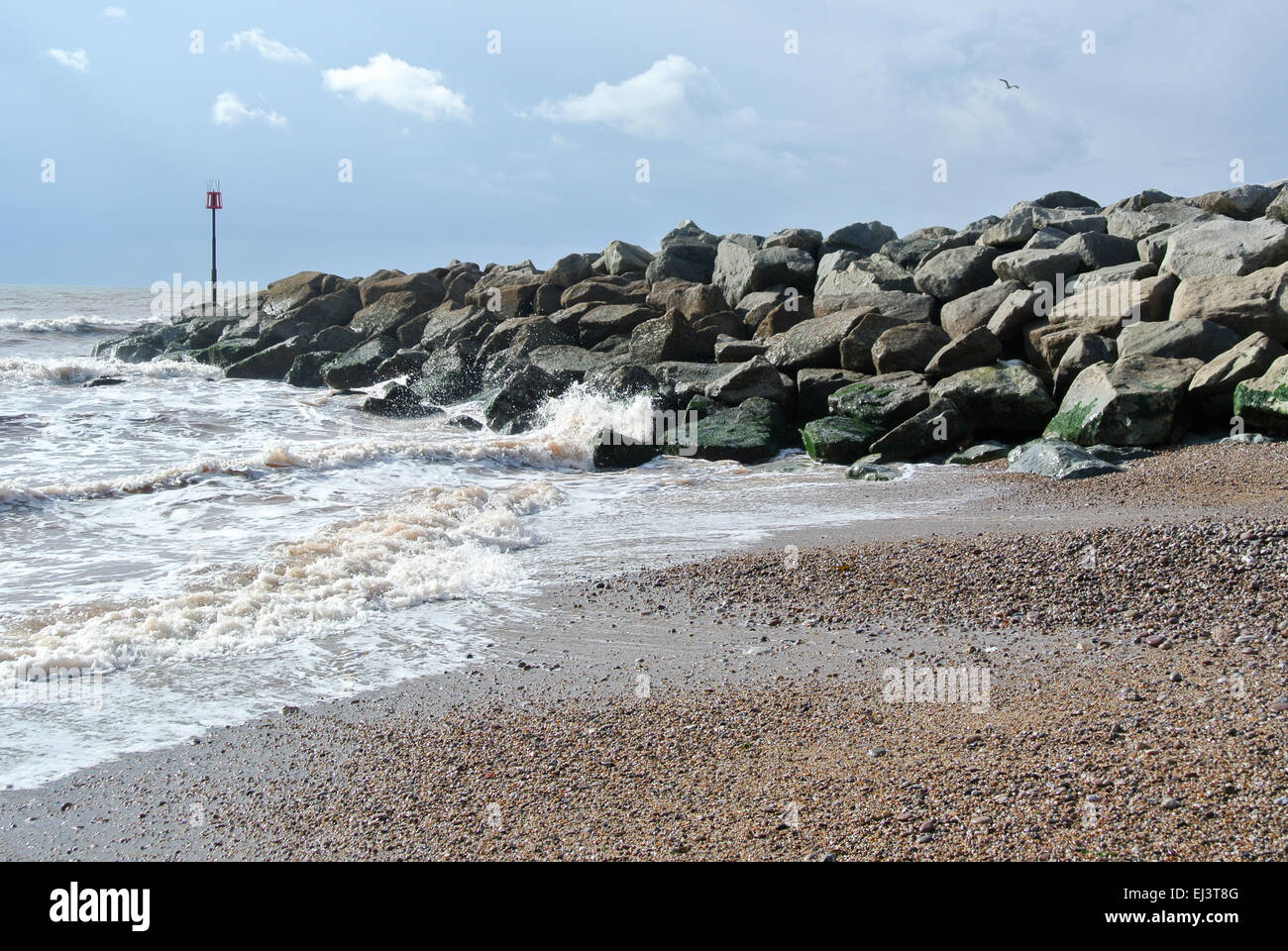 Seashore at Sidmouth,Devon Stock Photo