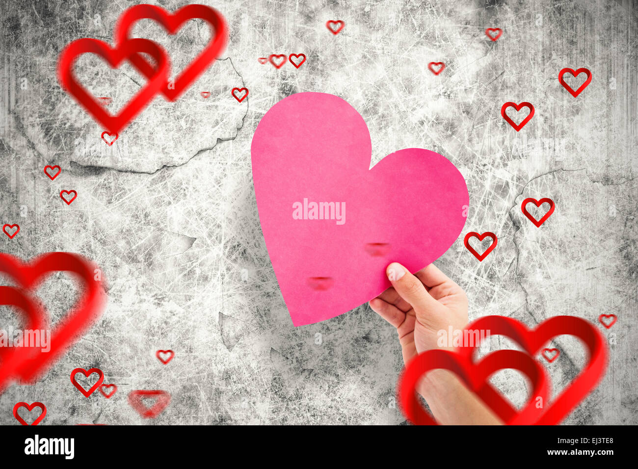 Composite image of heart Stock Photo