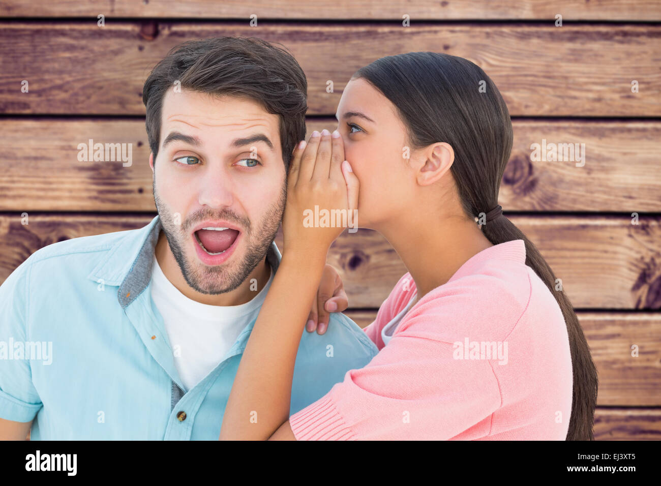 Man standing whispering hi res stock photography and images Alamy