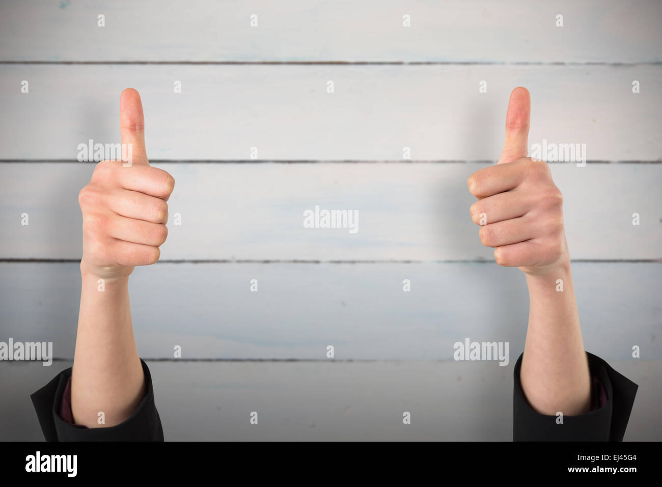 Female hands showing thumbs up hi-res stock photography and images - Alamy