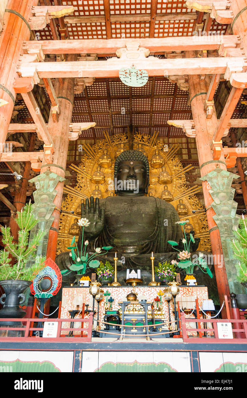 The world's largest bronze statue of the Buddha Vairocana, known in