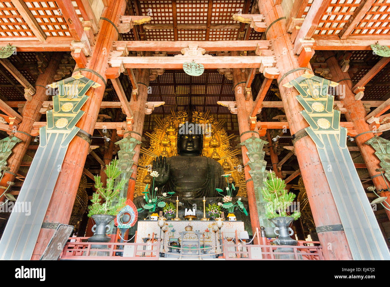 The world's largest bronze statue of the Buddha Vairocana, known in