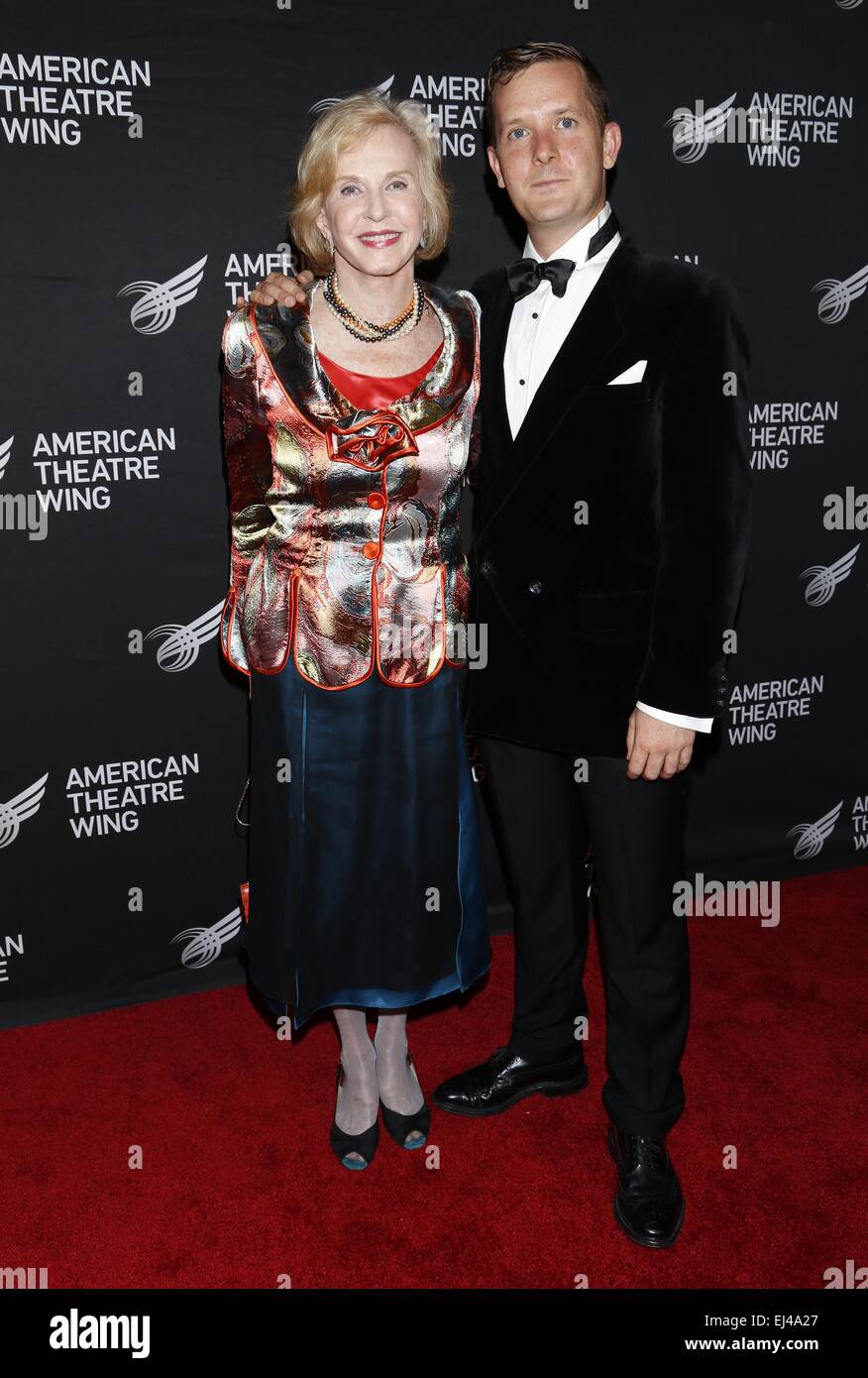 The 2014 American Theatre Wing Annual Gala held at the Plaza Hotel - Arrivals Featuring: Pia Lindstrom,Nick Daly Where: New York City, New York, United States When: 15 Sep 2014 Stock Photo