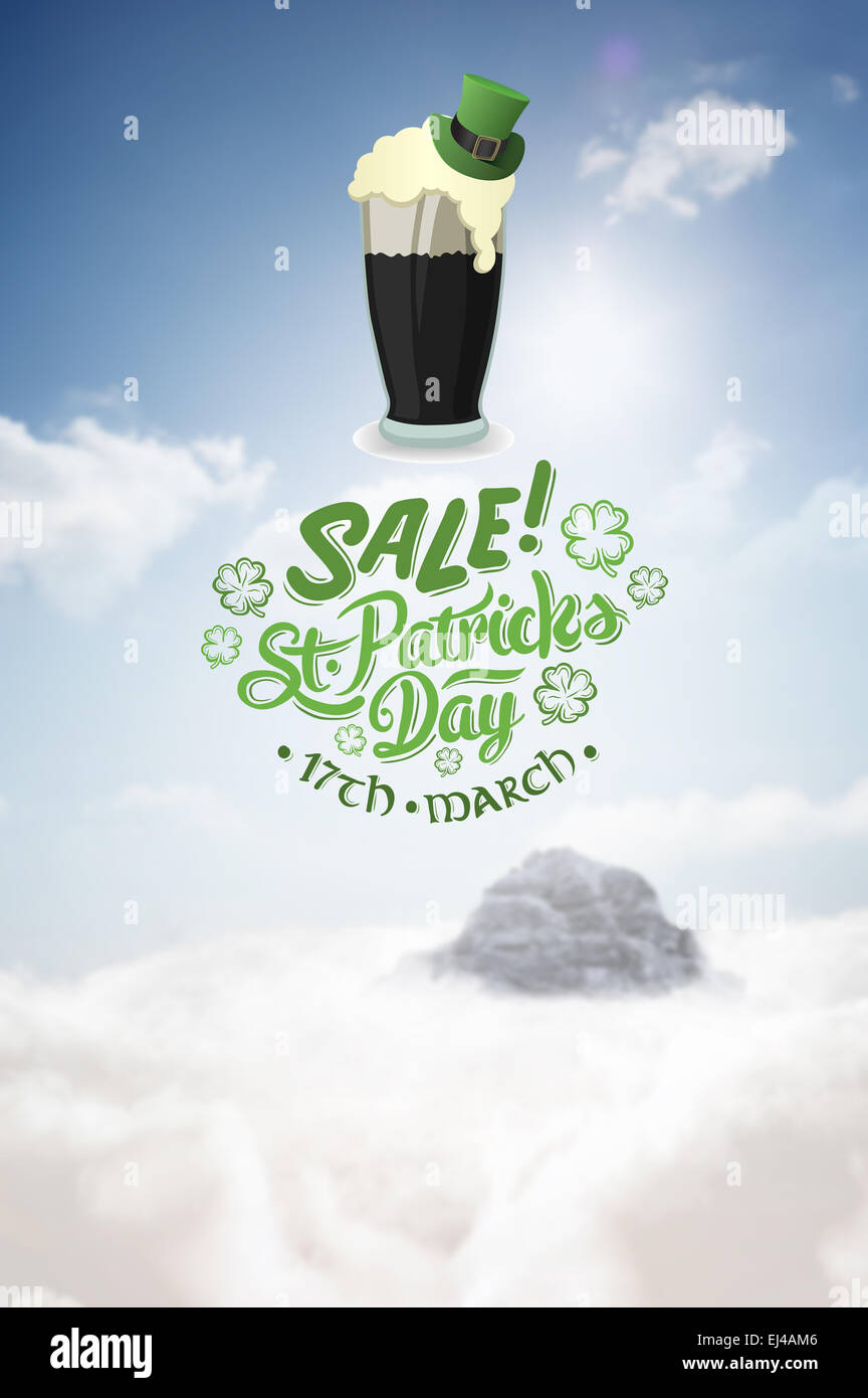 Composite image of st patricks day sale ad Stock Photo