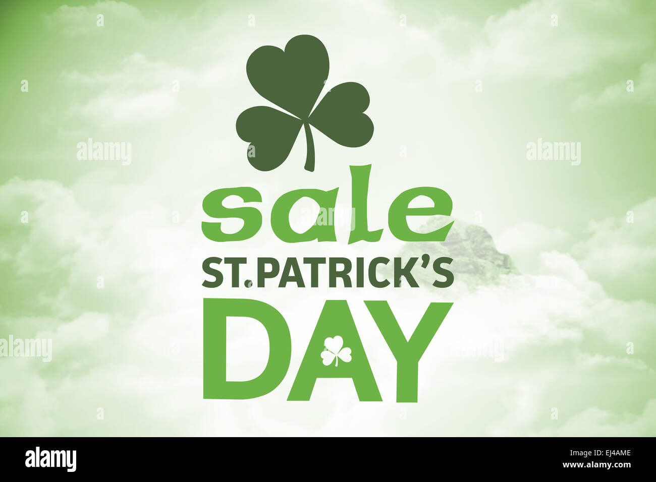 Composite image of st patricks day sale ad Stock Photo