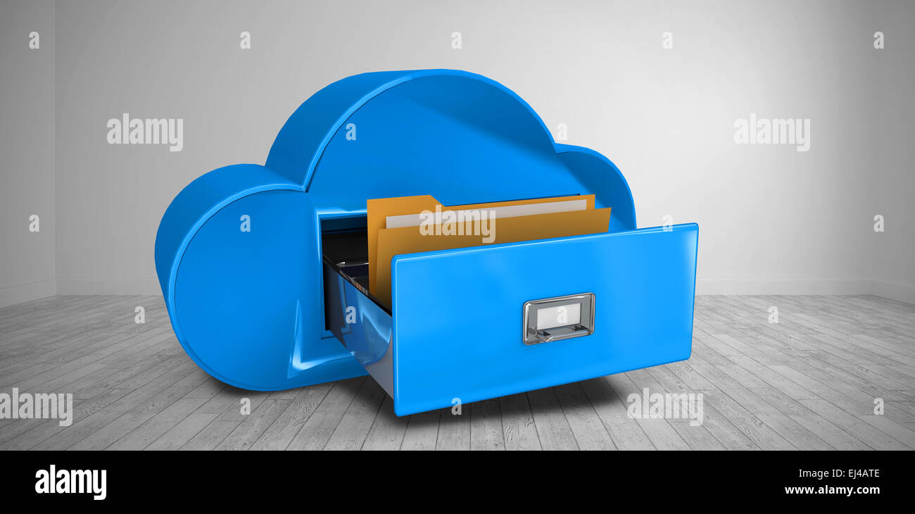 Composite image of cloud computing drawer Stock Photo