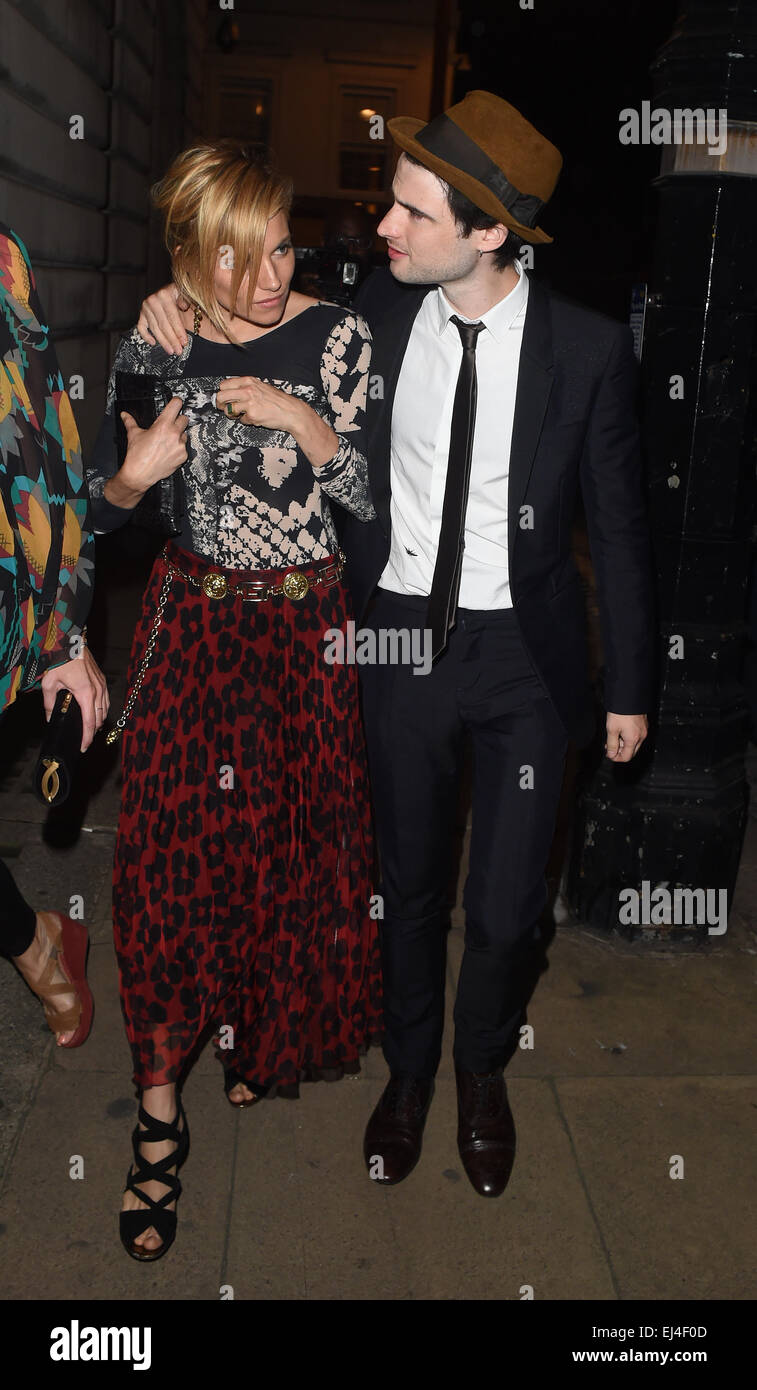 Celebrities attend the AnOther Magazine party held at 5 Hertford Street ...