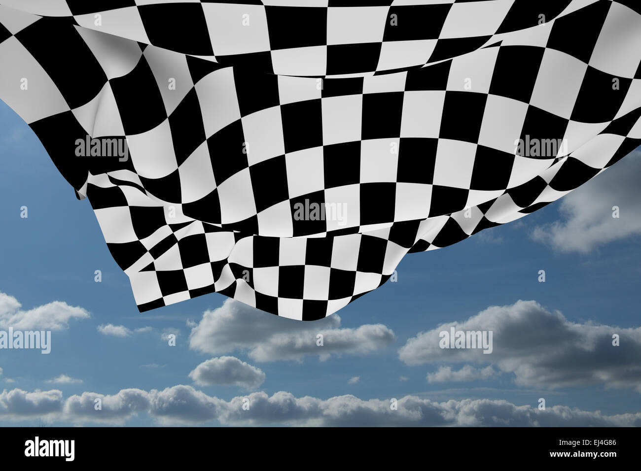 Checkered Flag Waving Stock Photos & Checkered Flag Waving Stock Images ...