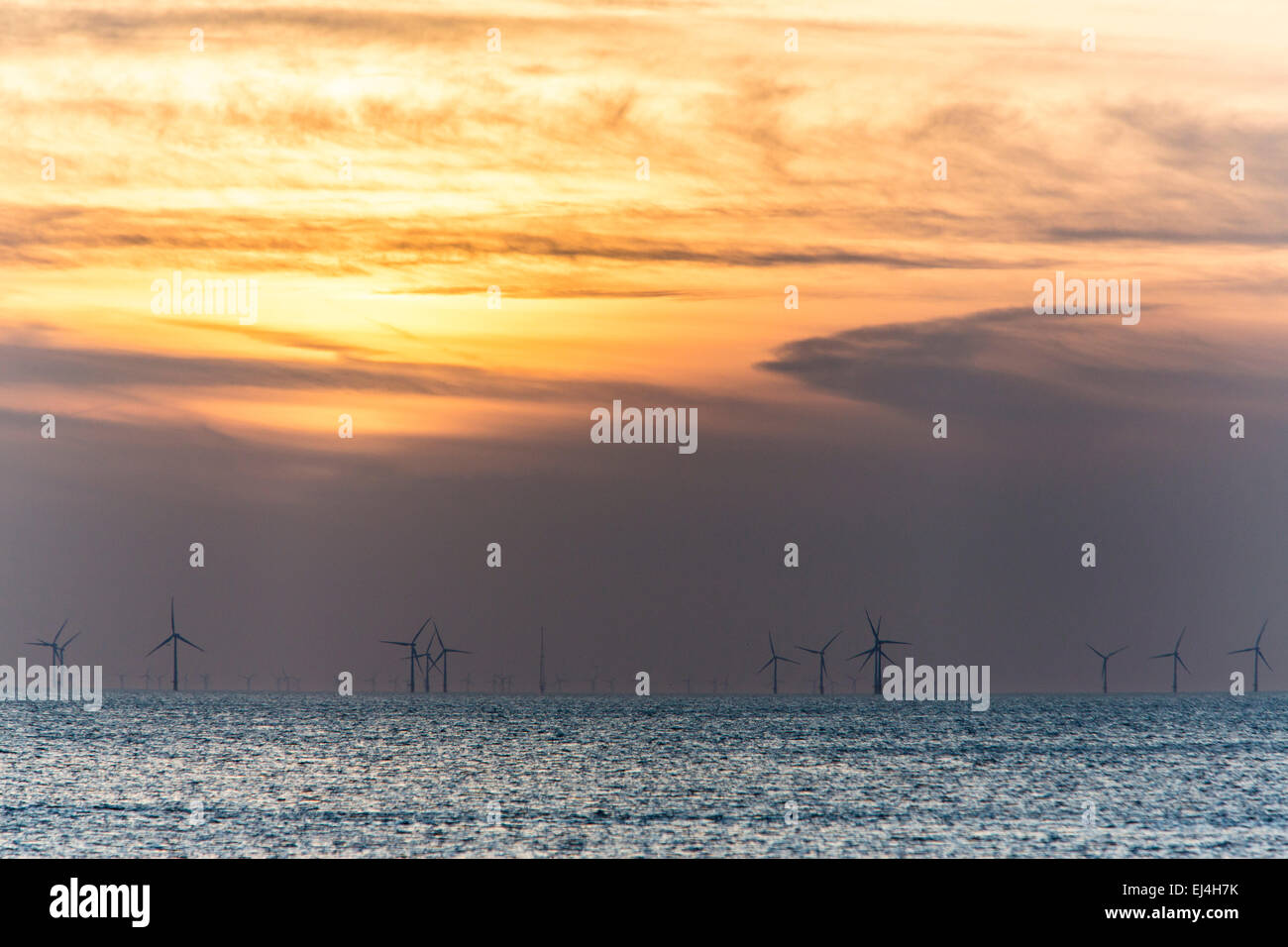 Egmond aan Zee, North Holland, Netherlands, off shore wind park, 18