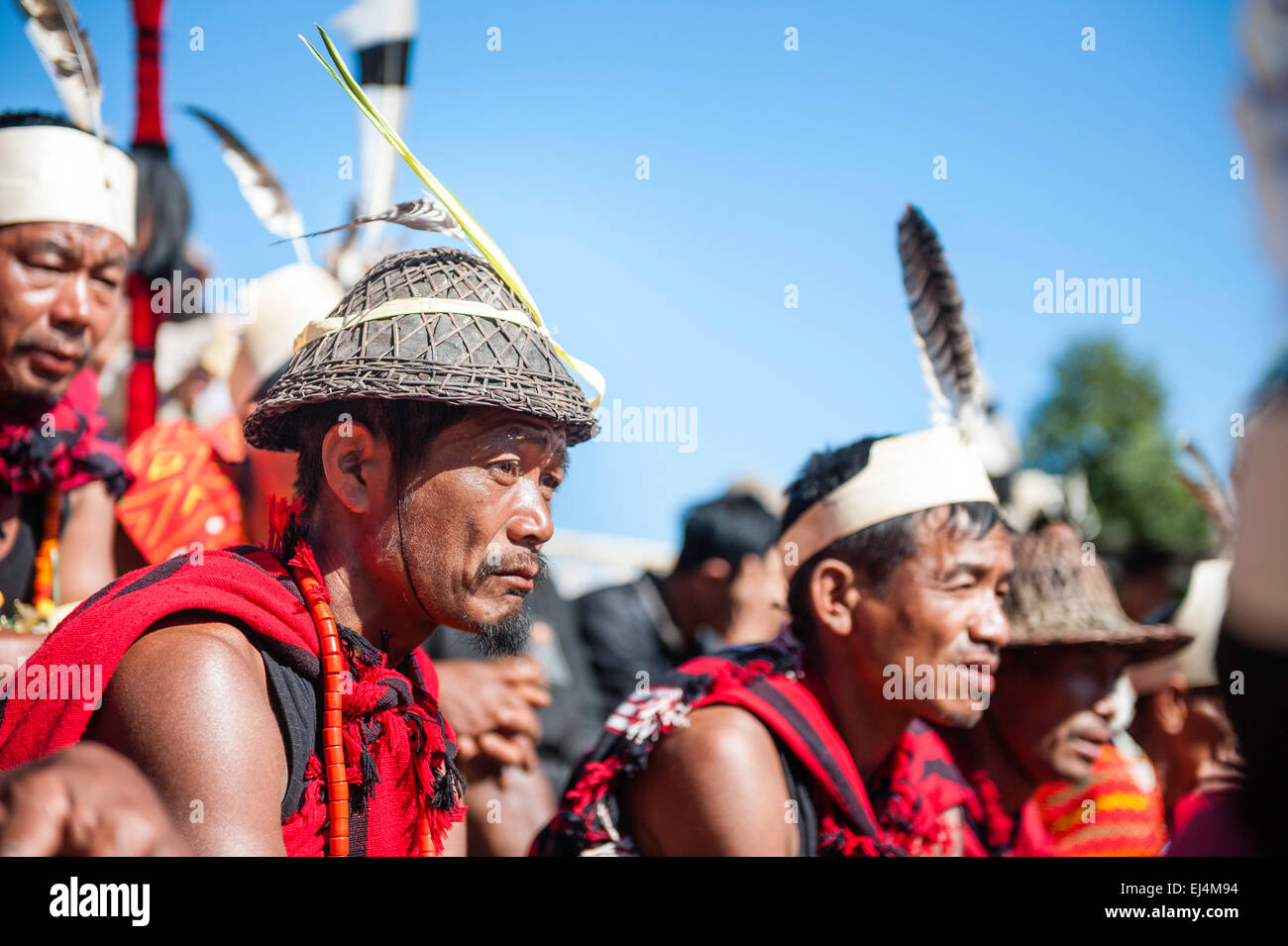 Naga Tribe man Stock Photo
