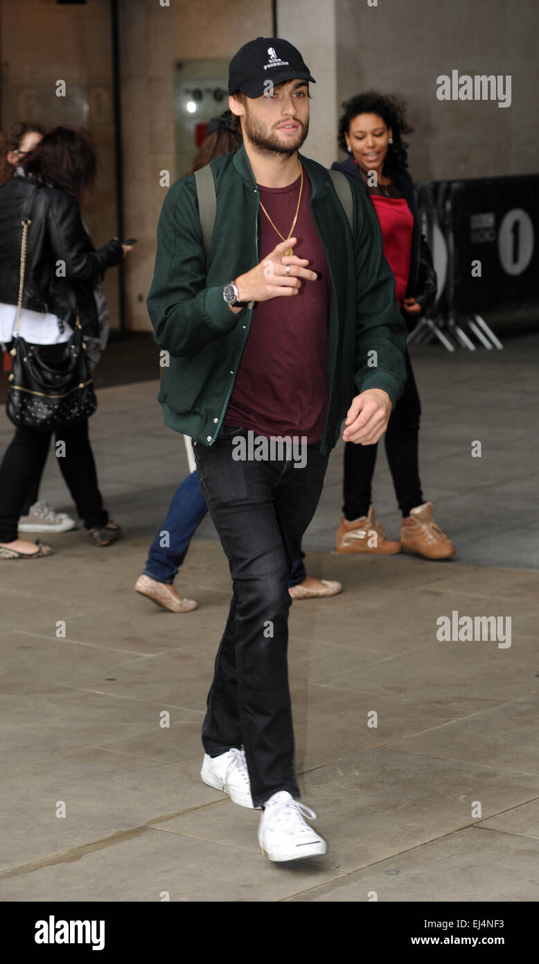 Douglas Booth pictured at Radio 1 Featuring: Douglas Booth Where: London, United Kingdom When: 16 Sep 2014 Stock Photo