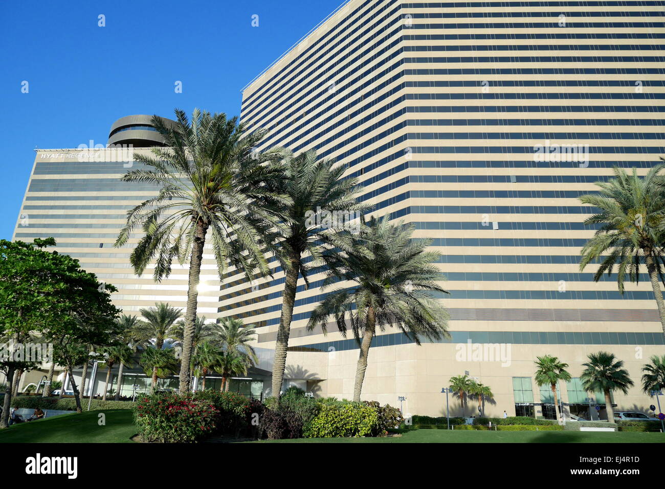 The Hyatt Regency Hotel, Deira, Dubai, United Arab Emirates Stock Photo