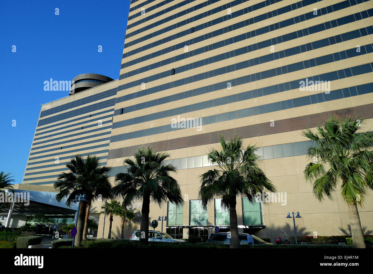 The Hyatt Regency Hotel, Deira, Dubai, United Arab Emirates Stock Photo