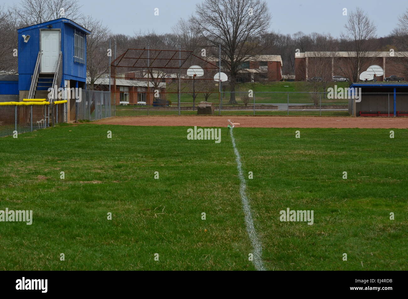 Fowl line Stock Photo