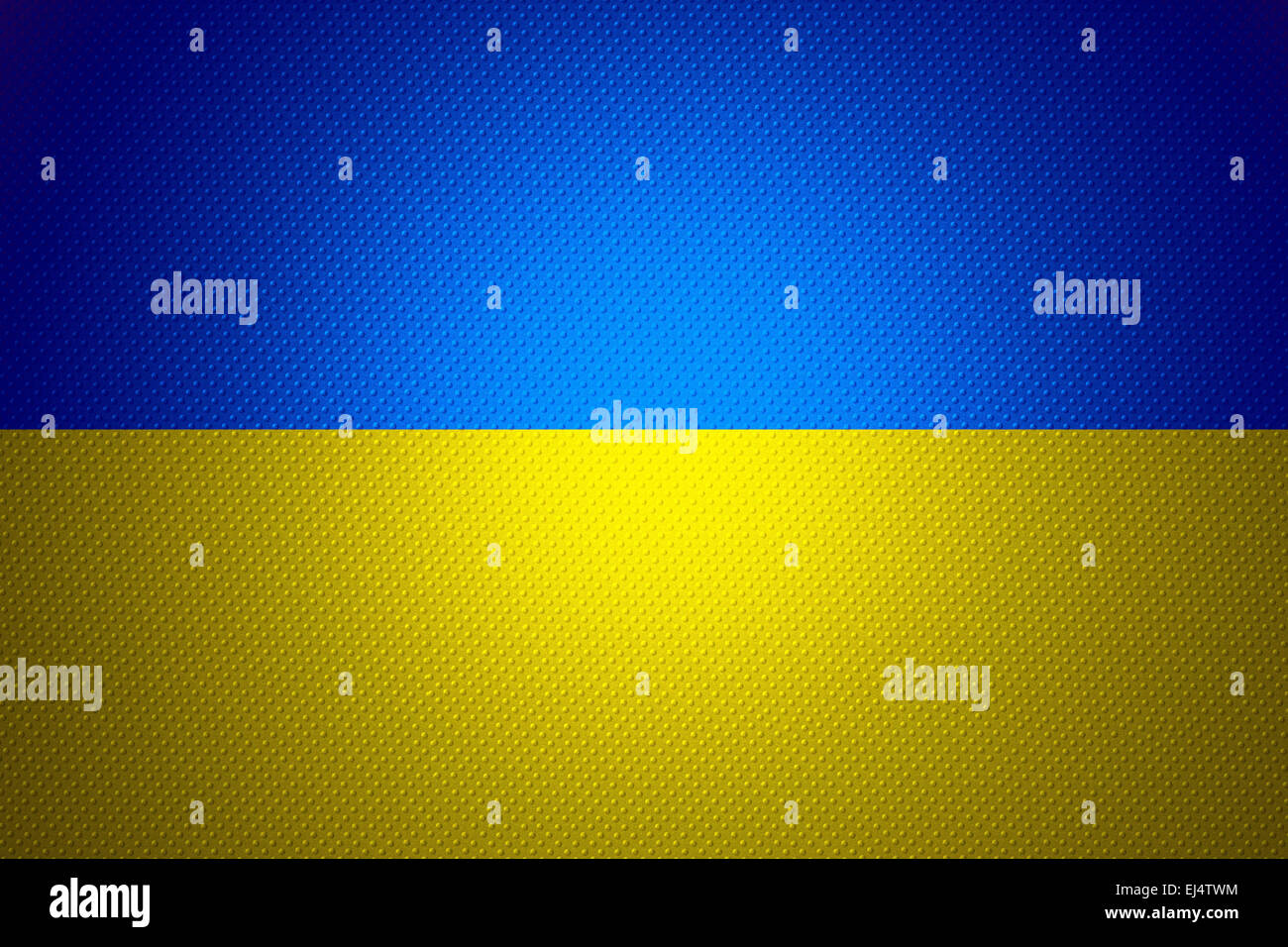 Ukraine flag or banner on abstract texture Stock Photo
