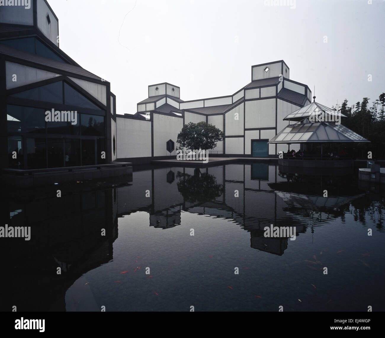 Suzhou Museum designed by architect I.M Pei and completed in 2006 A modern interpretation of building styles Stock Photo