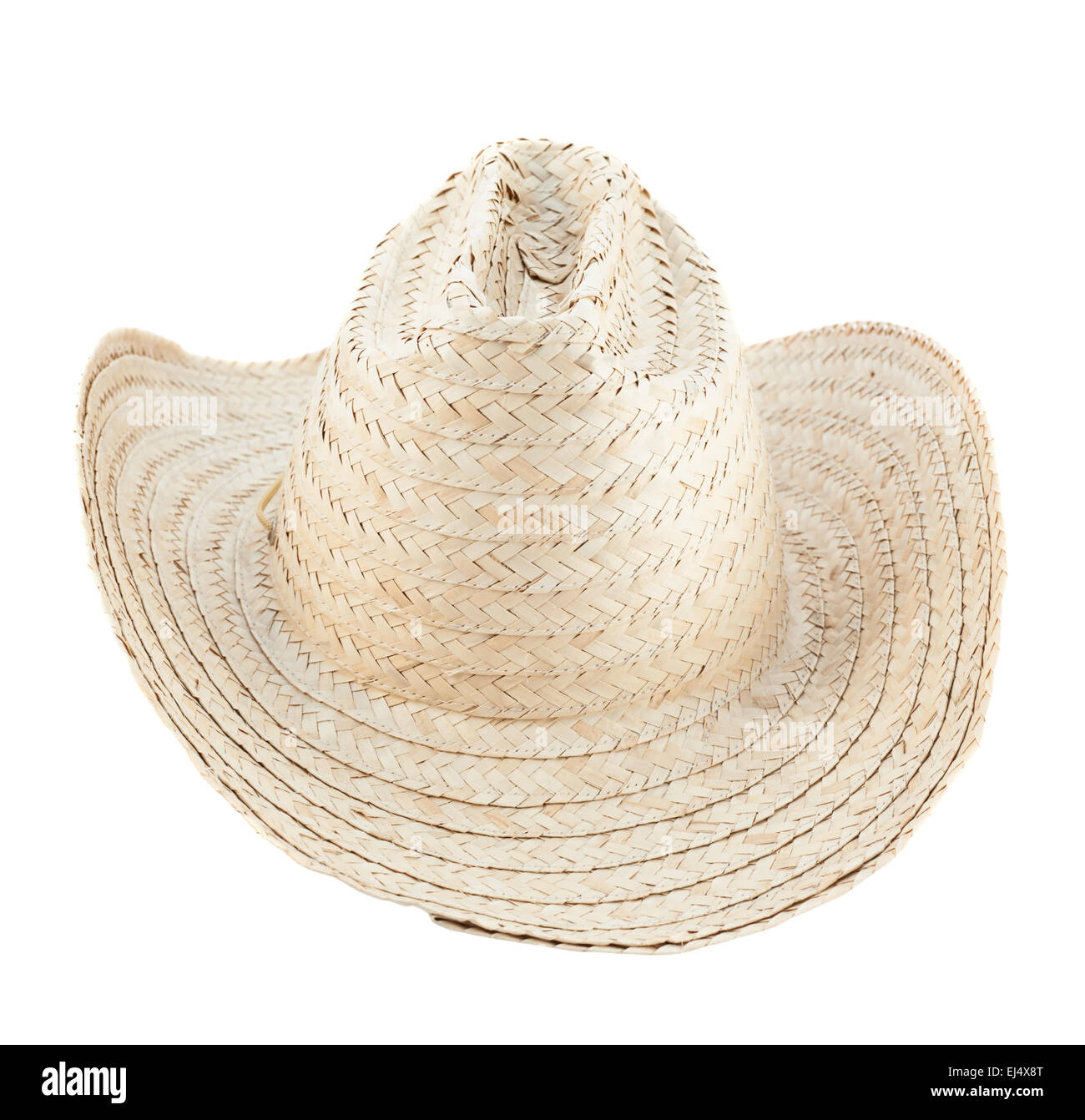 Straw hat isolated Stock Photo - Alamy