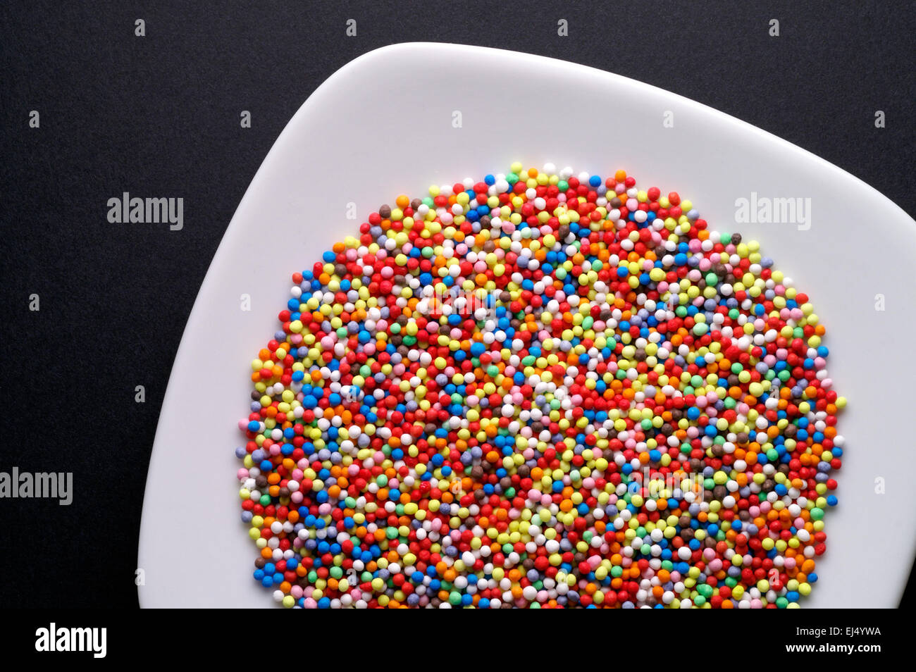 Sprinkles in a dish Stock Photo