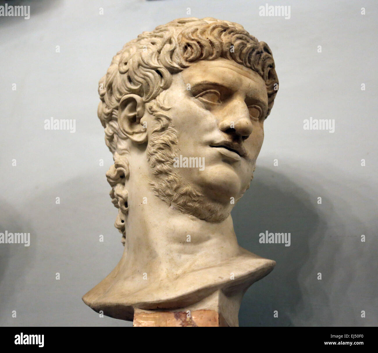 Marble bust of nero, roman hi-res stock photography and images - Alamy