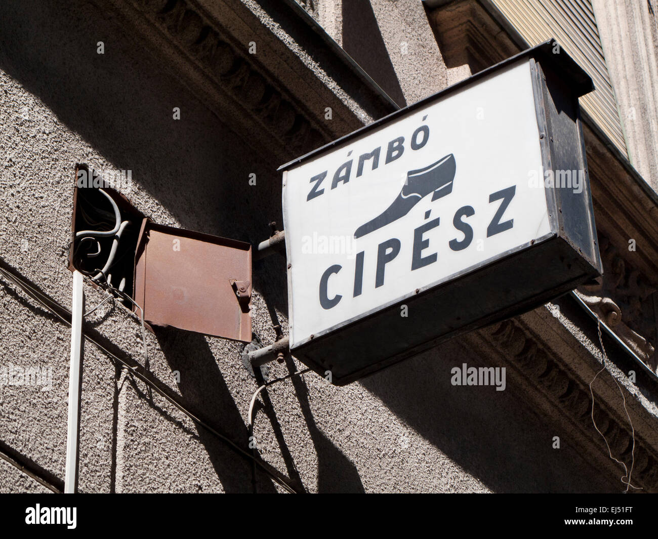 Shop sign in budapest hungary hi-res stock photography and images - Alamy