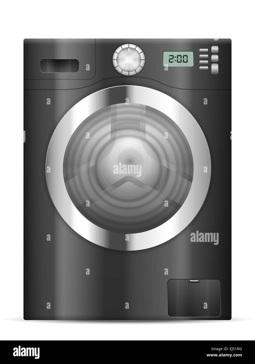 Washing machine on a white background Stock Photo Alamy